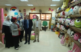 Vice President for Post-graduate Studies inspects the Faculty of Childhood Education