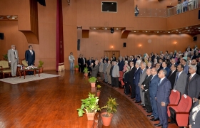 Minister of Higher Education visits Mansoura University